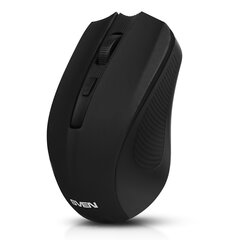 Мышь беспроводная SVEN RX-350W, 5 кнопок + 1 колесо-кнопка, оптическая, черная, SV-0195