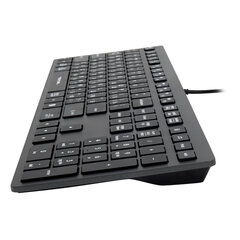 Клавиатура проводная A4TECH Fstyler FX50, USB, 109 кнопок, серая, 1624628