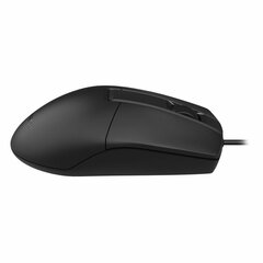 Мышь проводная A4TECH OP-330, USB, 2 кнопки + 1 колесо-кнопка, оптическая, черная, 1530236
