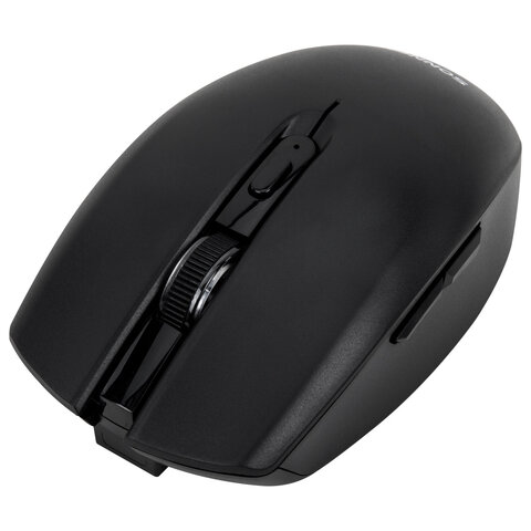 Мышь беспроводная USB, 1600 dpi, 3 кнопки + колесо-кнопка, оптическая, SONNEN Q80, черная, 513945