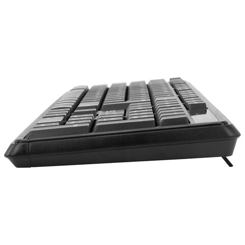 Клавиатура беспроводная бесшумная, USB, 104 клавиши, SONNEN 1065, черная, 513951 - фото 4