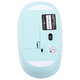 Набор беспроводной тихий: клавиатура 104 клавиши, мышь 4 кнопки 800/1200/1600 dpi, SONNEN K-650, белый / мятный / бирюзовый, 513953
