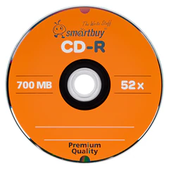 Диск CD-R SMARTBUY, 700 Мб, 52x, Bulk (упаковка на шпиле), КОМПЛЕКТ 100 шт., SBCD-R100S