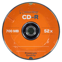 Диск CD-R SMARTBUY, 700 Мб, 52x, Bulk (упаковка на шпиле), КОМПЛЕКТ 100 шт., SBCD-R100S