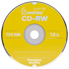 Диск CD-RW SMARTBUY, 700 Мб, 4-12x, Cake Box (упаковка на шпиле), КОМПЛЕКТ 10 шт., SBCD-RW10