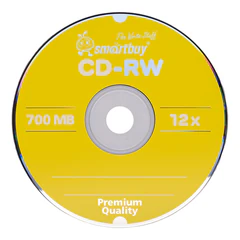 Диск CD-RW SMARTBUY, 700 Мб, 4-12x, Cake Box (упаковка на шпиле), КОМПЛЕКТ 50 шт., SBCD-RW50