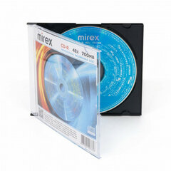 Диск CD-R MIREX, 700 Мб, 48x, Slim Case, 1 штука, UL120051A8S