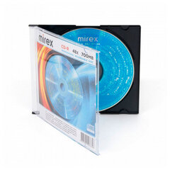Диск CD-R MIREX, 700 Мб, 48x, Slim Case, КОМПЛЕКТ 5 шт., UL120051A8F
