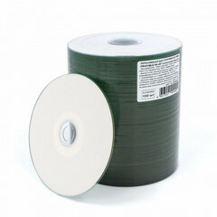 Диск CD-R MIREX 700 Мб, 52x, Cake Box (упаковка на шпиле), печать на диске, КОМПЛЕКТ 100 шт., UL120008A8T