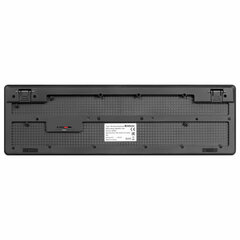 Набор беспроводной DEFENDER Milan C-992 RU, клавиатура, мышь 2 кнопки + 1 колесо-кнопка, черный, 45992