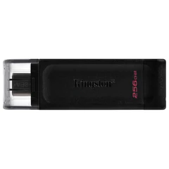 Флеш-диск 256 GB KINGSTON DataTraveler 70, разъем Type-C 3.2, черный, DT70/256GB