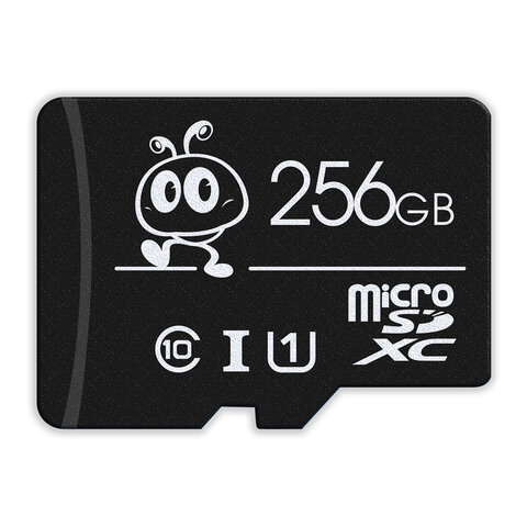 Карта памяти microSDXC 256GB SMARTBUY, UHS-I, 90 Мб/сек (class 10), с адаптером, SB256GBSDCL10-01
