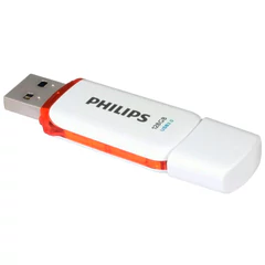 Флеш-диск 128 GB PHILIPS SNOW, разъем USB 3.0, желтый, FM12FD75B/<wbr/>97