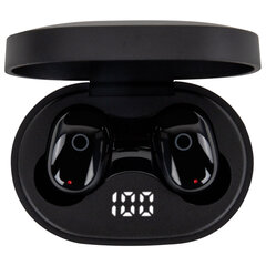 Наушники беспроводные TWS внутриканальные с микрофоном, SONNEN EP-BH25B, Bluetooth 5.3, черные, 514125