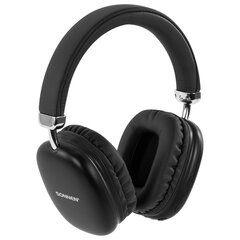 Наушники беспроводные накладные полноразмерные раздвижные мультирежимные, SONNEN HP-B12B, Bluetooth 5.4, черные, 514126