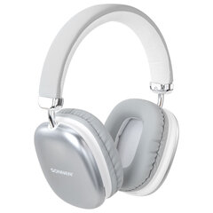 Наушники беспроводные накладные полноразмерные раздвижные мультирежимные, SONNEN HP-B12S, Bluetooth 5.4, серебристые, 514127