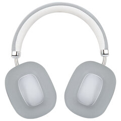 Наушники беспроводные накладные полноразмерные раздвижные мультирежимные, SONNEN HP-B12S, Bluetooth 5.4, серебристые, 514127