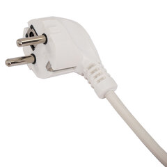 Сетевой фильтр СУ10-005, 5 розеток, с заземлением, выключатель, 10 А, 3 м, белый