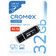 Флеш-диск 32 GB, CROMEX (КРОМЕКС) Standard USB 2.0, черный, 514159
