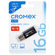 Флеш-диск 16 GB, CROMEX (КРОМЕКС) Ultra USB 3.1, металлический корпус, черный, 514162