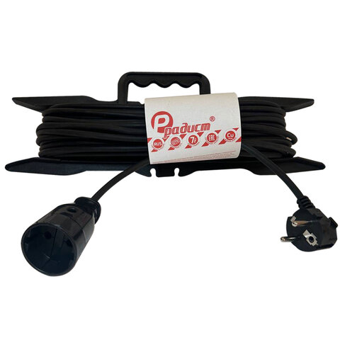 Удлинитель на рамке РС16, 1 розетка без заземления, КГ 2*1,5мм2, 10м, 16А, медь, морозостойкий 78721