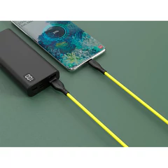 Кабель S21 USB – Type-C, 1 м, 3 А, SMARTBUY, для зарядки и передачи данных, желтый, 93409