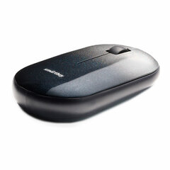 Мышь беспроводная бесшумная SMARTBUY 266AG-K, USB, 2 кнопки + 1 колесо, оптическая, черная