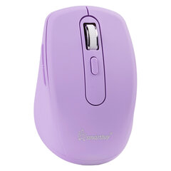 Мышь беспроводная бесшумная SMARTBUY 611AG-V, USB, 4 кнопки + 1 колесо, оптическая, лиловая, 02033