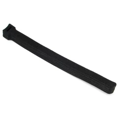 Хомуты-липучки 200x11 мм на основе ленты Velcro, CABLEXPERT, черные (12 шт.), VT-200x11BK