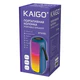 Колонка портативная KAIGO (КАЙГО) BTW185, 20 Вт, Bluetooth, USB, Micro SD, AUX, RGB, TWS, FM, синяя, 514221
