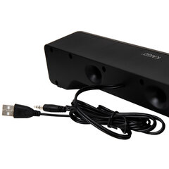 Колонка-саундбар KAIGO (КАЙГО) GE-1002, 6 Вт, AUX, USB, черная, 514223