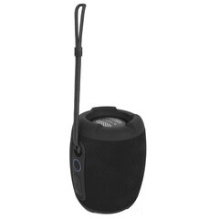 Колонка портативная влагозащищенная KAIGO (КАЙГО) BT10T, 10 Вт, Bluetooth, USB, Micro SD, AUX, RGB, TWS, IPX7, черная, 514224