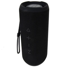 Колонка портативная влагозащищенная KAIGO (КАЙГО) BT16T, 10 Вт, Bluetooth, Micro SD, AUX, RGB, TWS, IPX7, черная, 514225