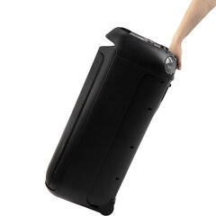 Колонка напольная KAIGO (КАЙГО) GE-P28A + микрофон и пульт В ПОДАРОК, 80 Вт, EQ, Bluetooth, USB, micro SD, AUX, LED, TWS, FM, 514227