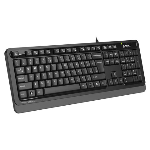 Клавиатура проводная A4TECH Fstyler FKS10, USB, 104 кнопки, черная, 1530187