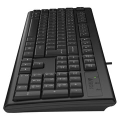 Клавиатура проводная A4TECH KR-83, USB, 104 кнопки, черная, 533406