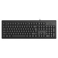 Клавиатура проводная A4TECH KR-83, USB, 104 кнопки, черная, 533406