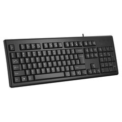 Клавиатура проводная A4TECH KR-83, USB, 104 кнопки, черная, 533406
