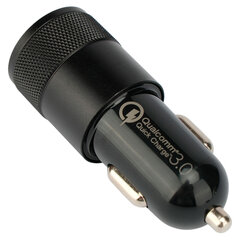 Зарядное устройство автомобильное CABLEXPERT 38 Вт, 3 А, QC3.0/<wbr/>PD, 1 х USB, 1 х Type-C, MP3A-UC-CAR24