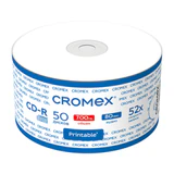 Диск CD-R CROMEX (КРОМЕКС), 700 Mb, 52x, с возможностью печати на диске, Bulk (термоусадка без шпиля), КОМПЛЕКТ 50 шт., 514304