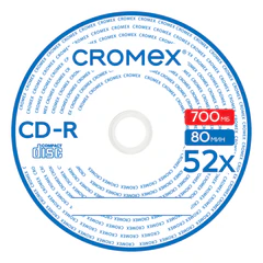 Диск CD-R CROMEX (КРОМЕКС), 700 Mb, 52x, Slim Case, 1 шт., 514305