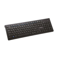 Клавиатура проводная SMARTBUY SLIM 206, USB, 104 клавиши, черная, SBK-206US-K