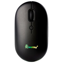Мышь беспроводная бесшумная SMARTBUY 328AG, USB, 3 кнопки + 1 колесо-кнопка, черный