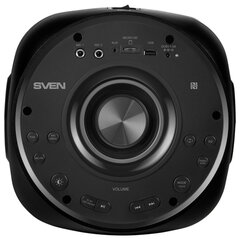 Колонка портативная SVEN PS-770, 100 Вт, TWS, Bluetooth, FM, USB, microSD, LED-дисплей, черный, SV-021719