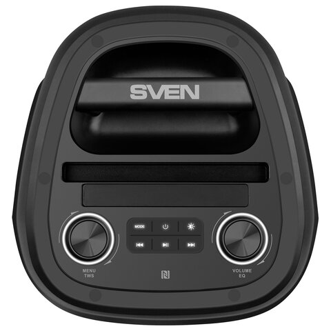 Колонка портативная SVEN PS-850, 100 Вт, TWS, Bluetooth, FM, USB, microSD, LED-дисплей, черная, SV-022679 - фото 3
