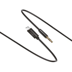 Переходник AUX, jack 3,5 (M) – Type-C, 1 м, VIXION PRO VX-10c, черный, 02786