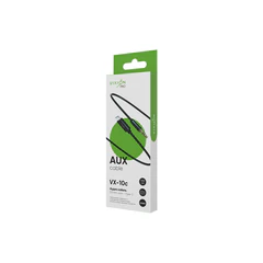 Переходник AUX, jack 3,5 (M) – Type-C, 1 м, VIXION PRO VX-10c, черный, 02786