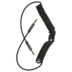 Переходник AUX, jack 3,5 (M) – jack 3,5 (M), 2 м, VIXION PRO VX-15, спираль, черный, 02755