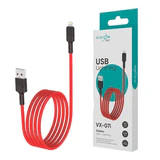 Кабель USB – Lightning 8 pin, 1 м, VIXION PRO VX-07i, для зарядки и передачи данных, красный, 01192, БП-00000910