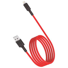 Кабель USB – Lightning 8 pin, 1 м, VIXION PRO VX-07i, для зарядки и передачи данных, красный, 01192